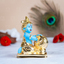 Gold Plated Gopal Krishna with pot-Dev DarBaar