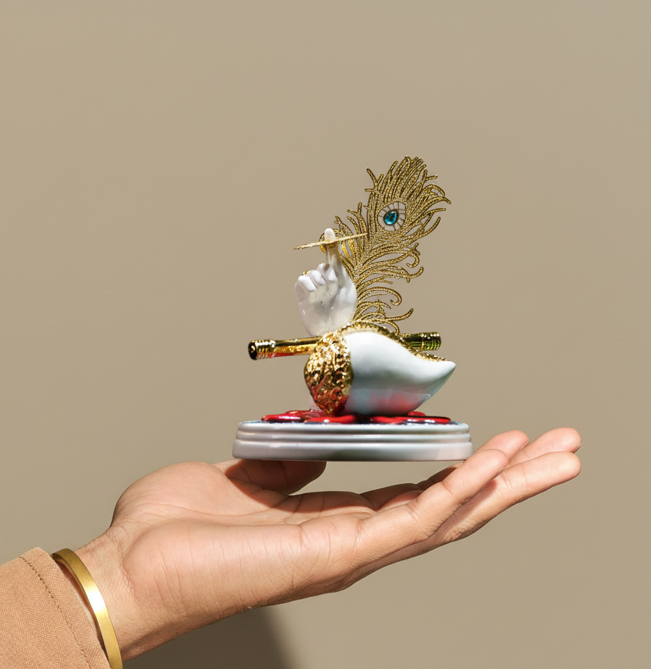 Vishnu hand in a studio like setting