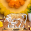 Gold & Silver Plated Vastu Kamdhenu Cow & Calf Idol-Dev DarBaar