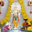 Embrace Peace & Protection with Silver Plated Lord Vishnu Narayana Idol-Dev DarBaar