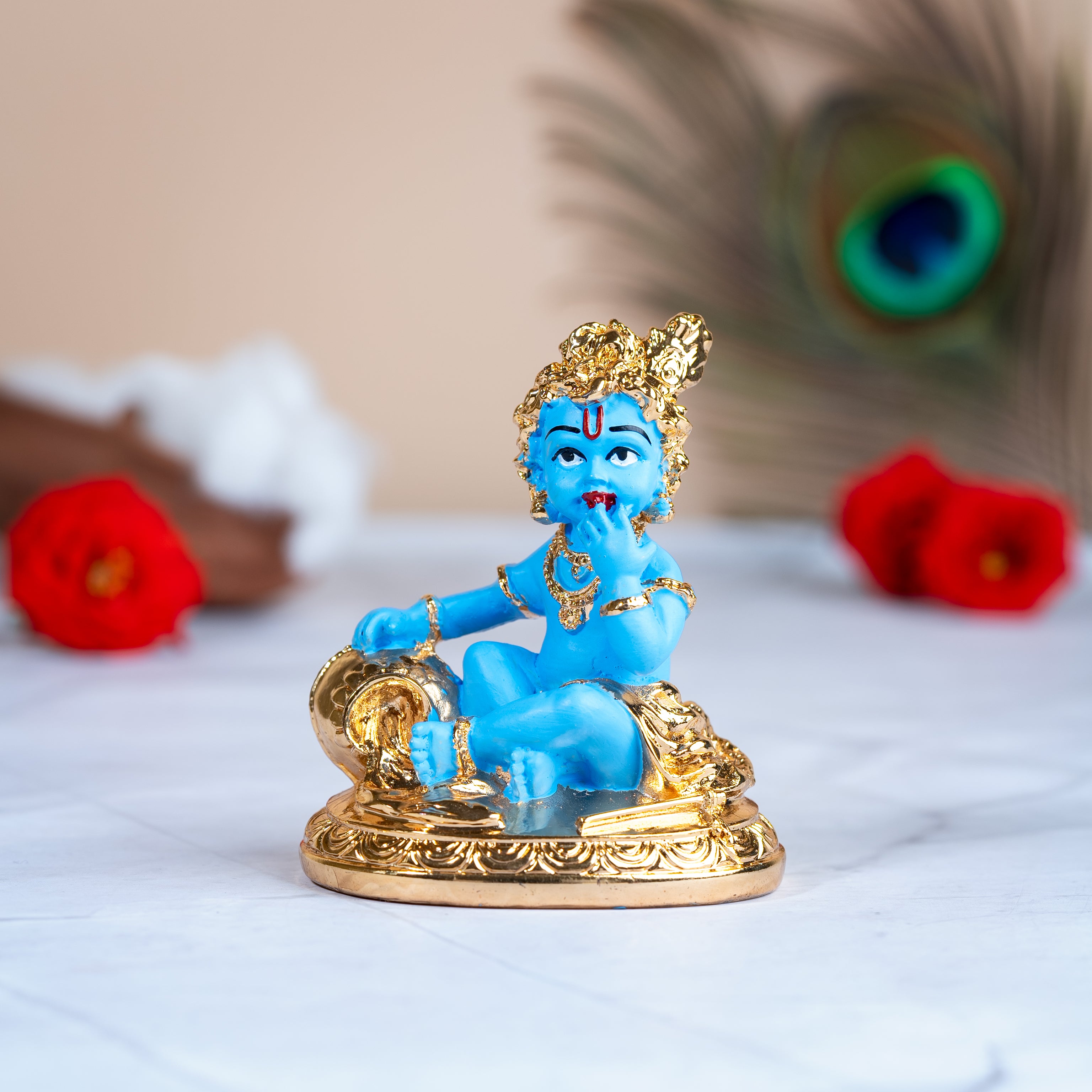 Gold Plated Gopal Krishna – Divine Child Idol