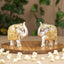 Gold Plated Trunk Up Elephant