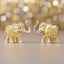 Gold Plated Trunk Up Elephant