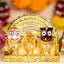 Gold Plated Jagannath, Balabhadra & Subhadra Statues