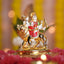 Maa Durga Murti (Sherawali Mata) | 24K Gold Plated Idol for Home