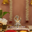 Gold Plated Laxmi Ganesh Set – Hindu Deity Idols