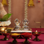 Gold Plated Laxmi Ganesh Set – Hindu Deity Idols