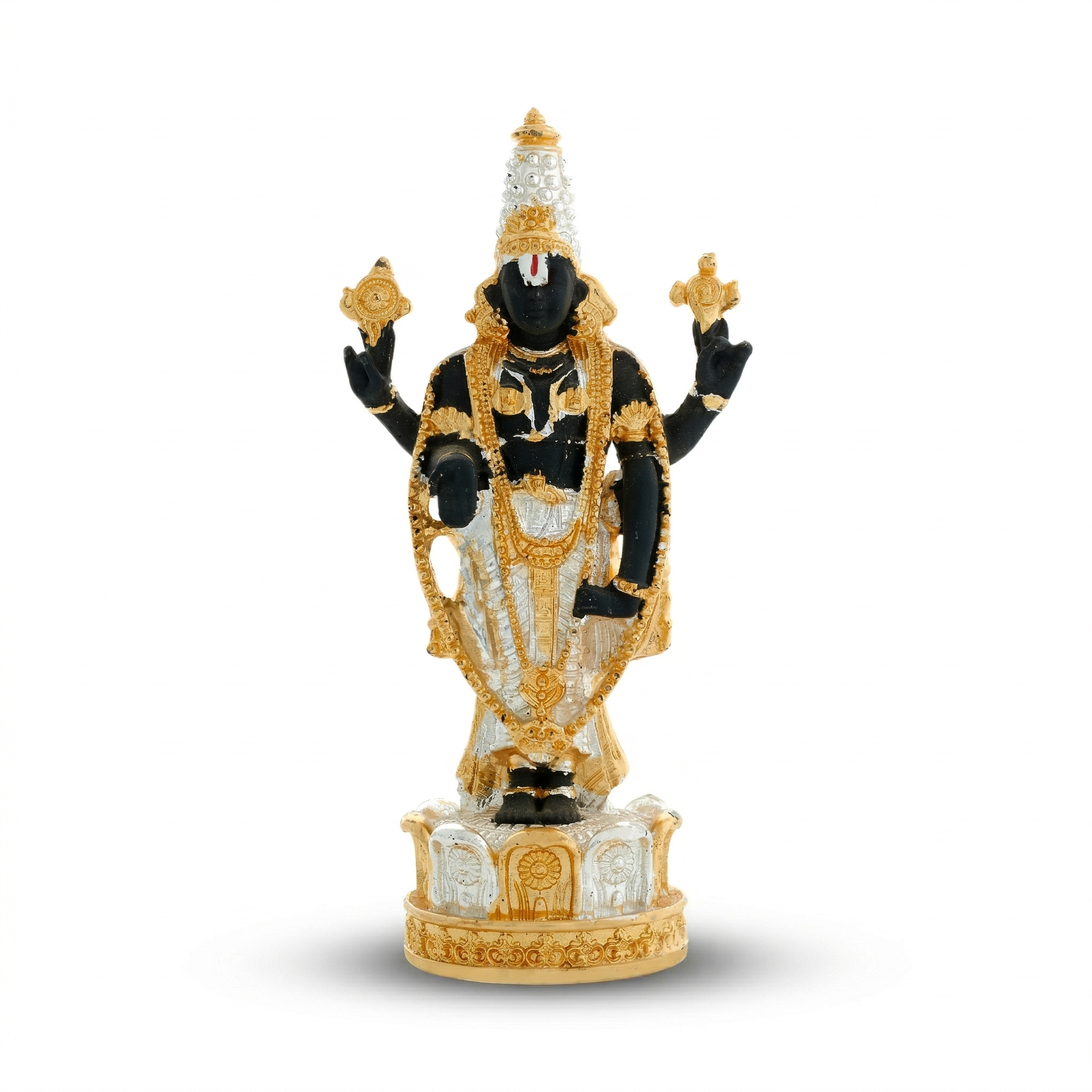 Gold Plated Tirupati Balaji Idol – Venkateswara Statue