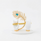 Gold Plated Krishna Hands – Divine Blessings Statue