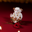 White Marble Ganesha Idol for a Blessed Home