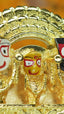 Gold Plated Jagannath, Balabhadra & Subhadra Statues