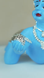 Silver Plated Laddu Gopal